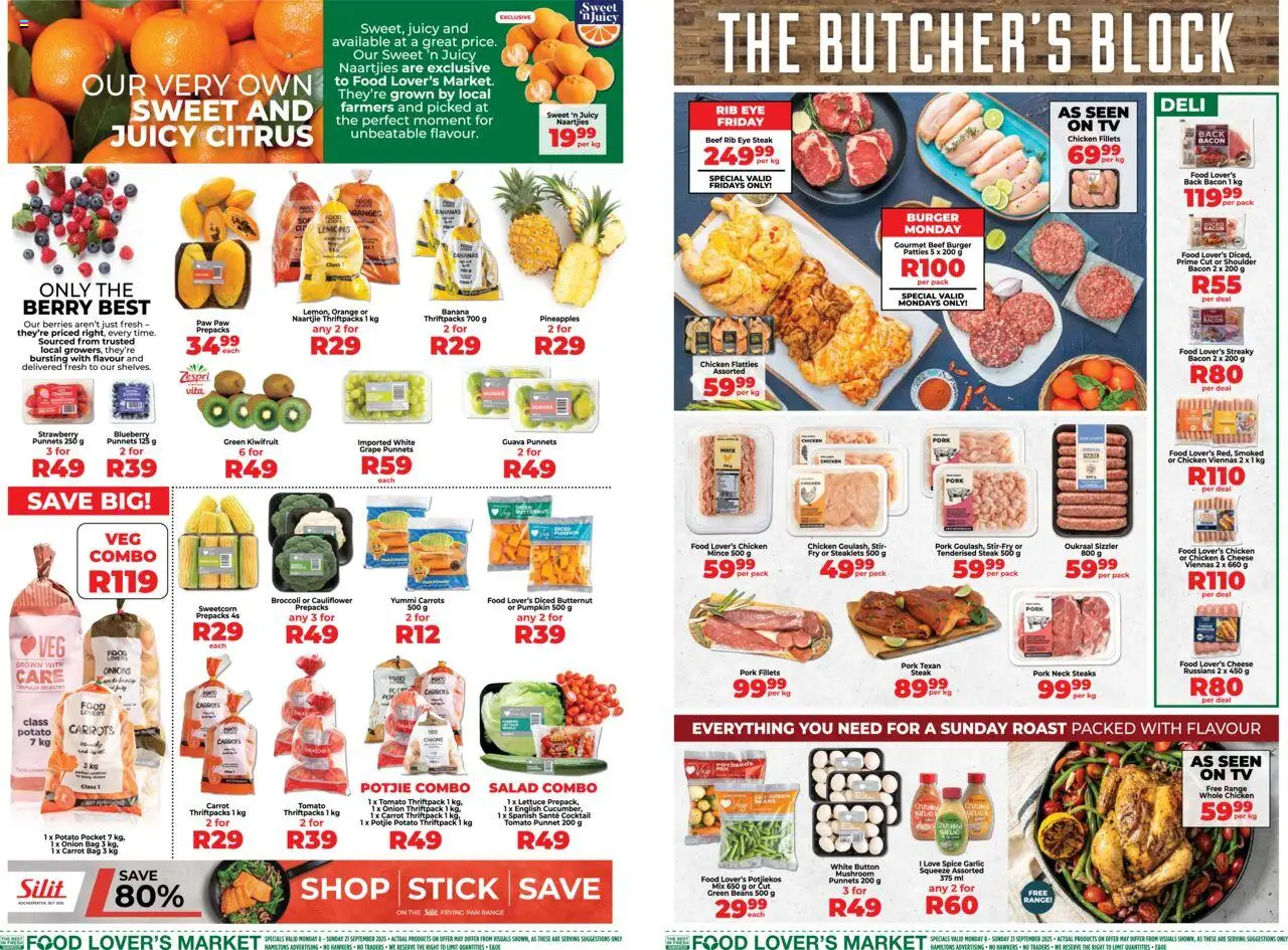 Food Lover's Market Eastern Cape - Weekly Specials from 08/09 - 21/09/2025 > Promotions - page 2 Food Lover's Market Eastern Cape - Weekly Specials from 08/09 - 21/09/2025 > Promotions - page 2