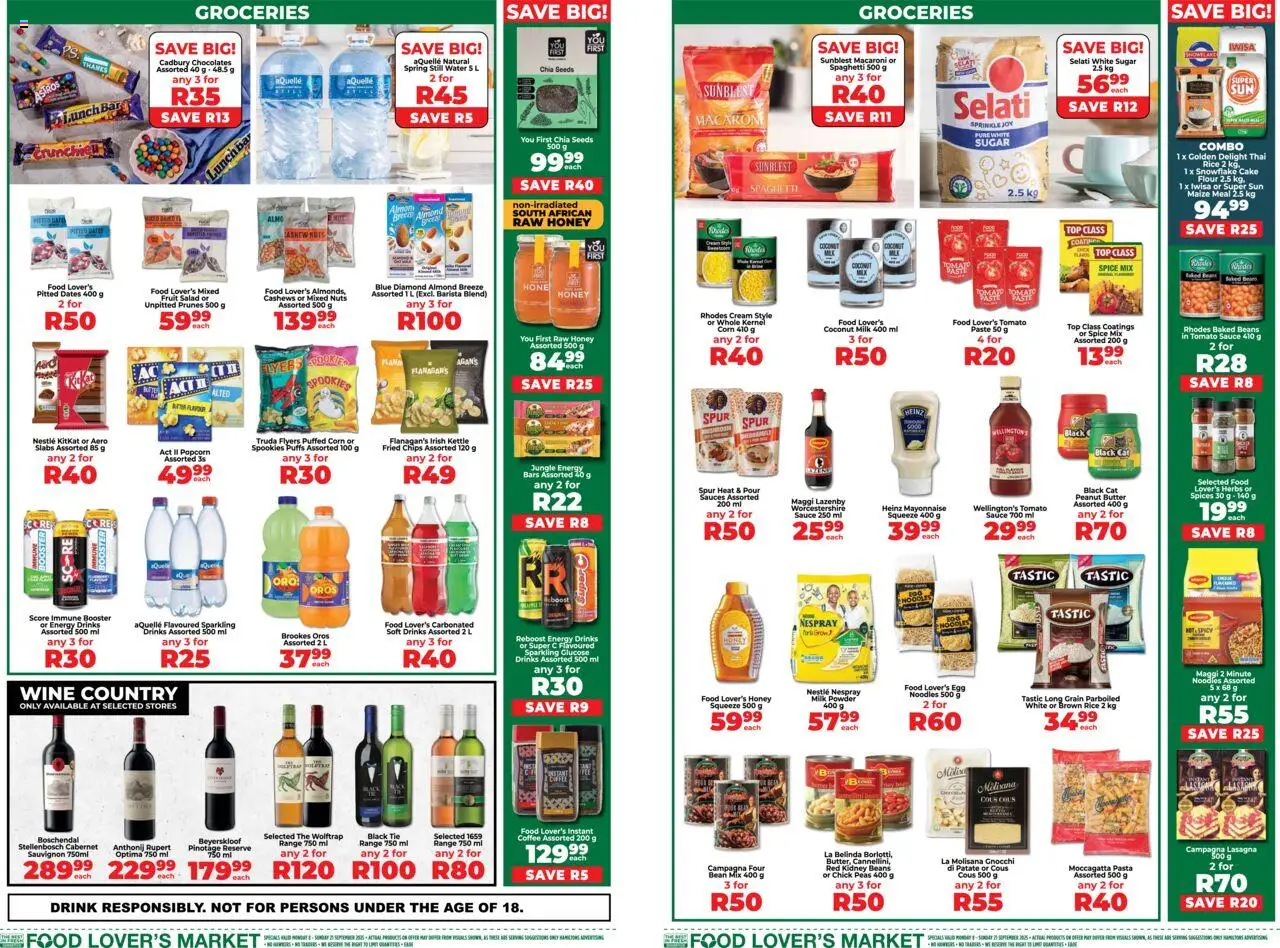 Food Lover's Market Inland Provinces - Weekly Specials from 08/09 - 21/09/2025 > Promotions - page 4 Food Lover's Market Inland Provinces - Weekly Specials from 08/09 - 21/09/2025 > Promotions - page 4