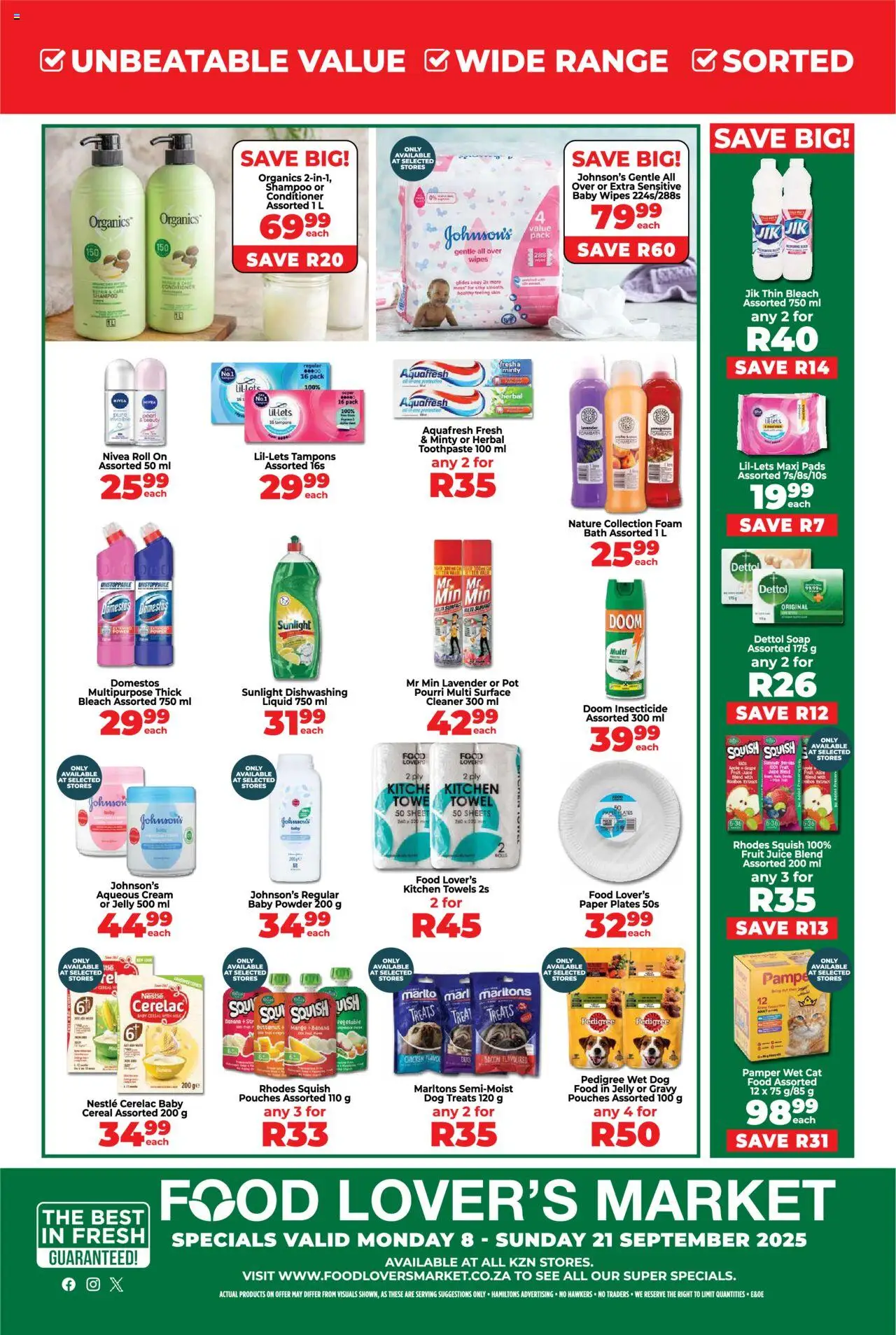Food Lover's Market KwaZulu-Natal - Weekly Specials from 08/09 - 21/09/2025 > Promotions - page 8 Food Lover's Market KwaZulu-Natal - Weekly Specials from 08/09 - 21/09/2025 > Promotions - page 8