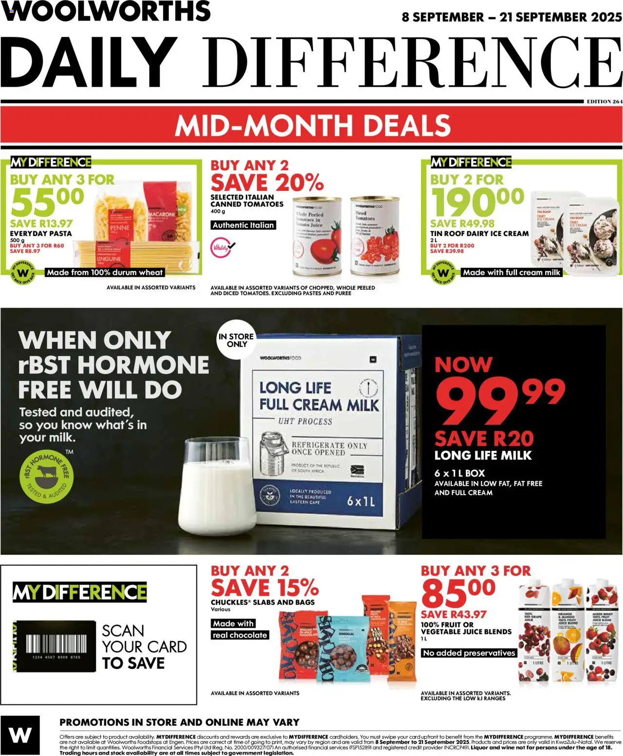 Woolworths Daily Difference - KwaZulu-Natal from 08/09 - 21/09/2025 > Promotions - page 8 Woolworths Daily Difference - KwaZulu-Natal from 08/09 - 21/09/2025 > Promotions - page 8