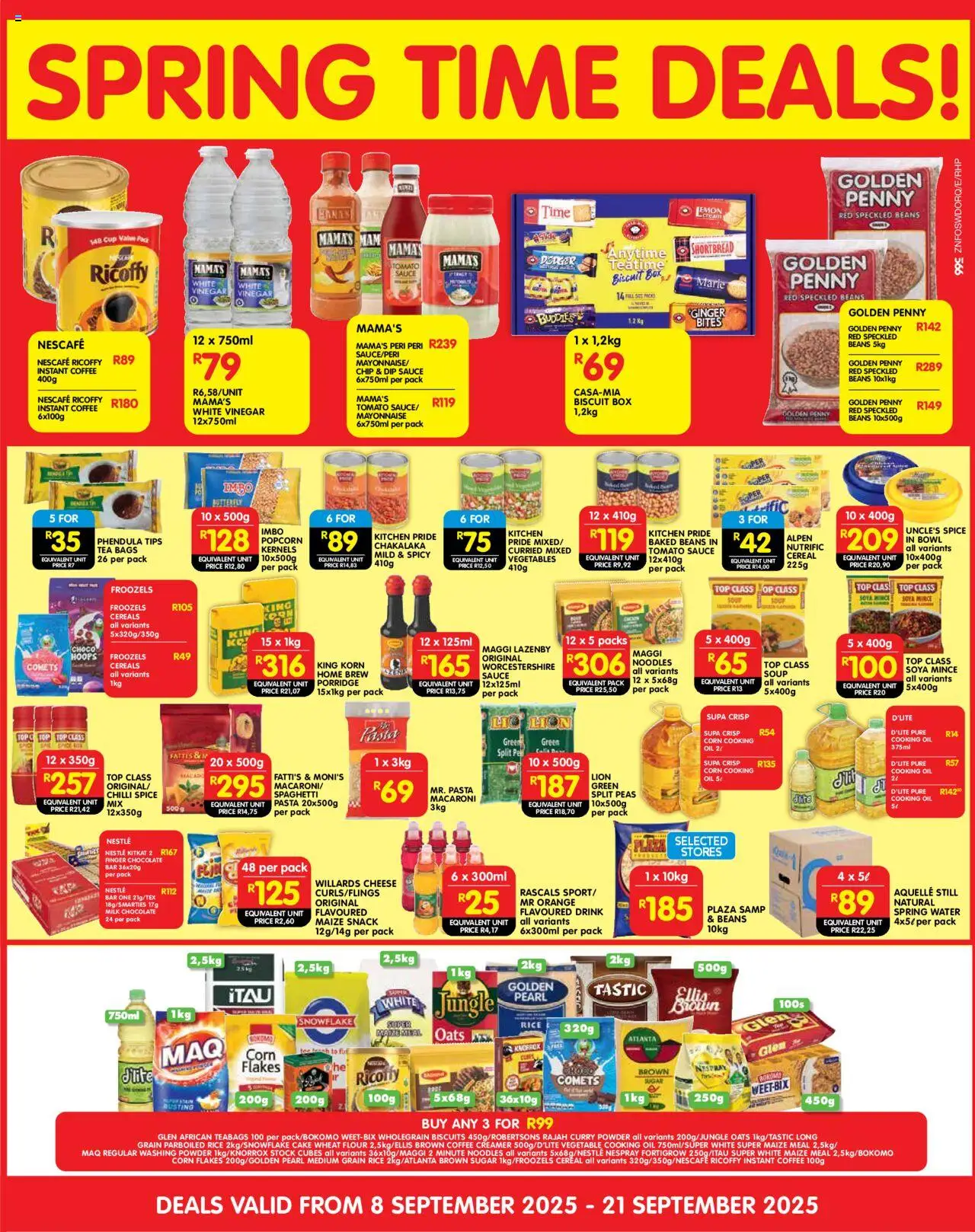 Shoprite KwaZulu-Natal - Cash & Carry Mid-Month Deals Durban & Mount Frere 08/09 - 21/09/2025 >> Catalogue - page 3 Shoprite KwaZulu-Natal - Cash & Carry Mid-Month Deals Durban & Mount Frere 08/09 - 21/09/2025 >> Catalogue - page 3