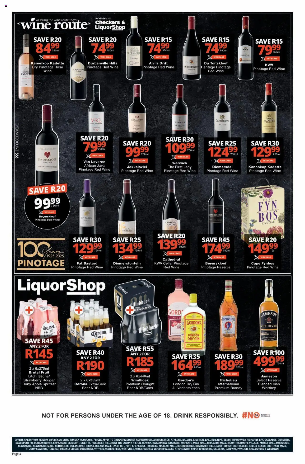 Checkers KwaZulu-Natal - September Mid-Month Promotion 08/09 - 21/09/2025 >> Catalogue - page 4 Checkers KwaZulu-Natal - September Mid-Month Promotion 08/09 - 21/09/2025 >> Catalogue - page 4