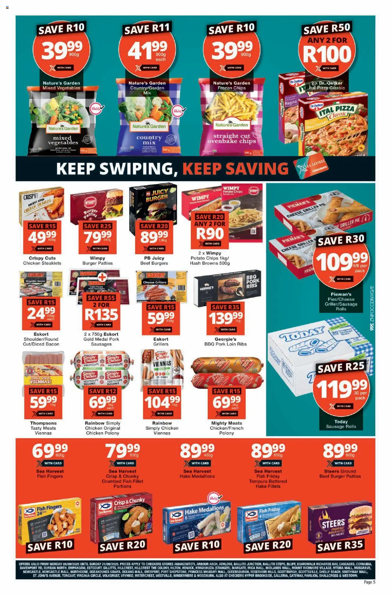 Checkers KwaZulu-Natal - September Mid-Month Promotion 08/09 - 21/09/2025 >> Catalogue - page 5 Checkers KwaZulu-Natal - September Mid-Month Promotion 08/09 - 21/09/2025 >> Catalogue - page 5