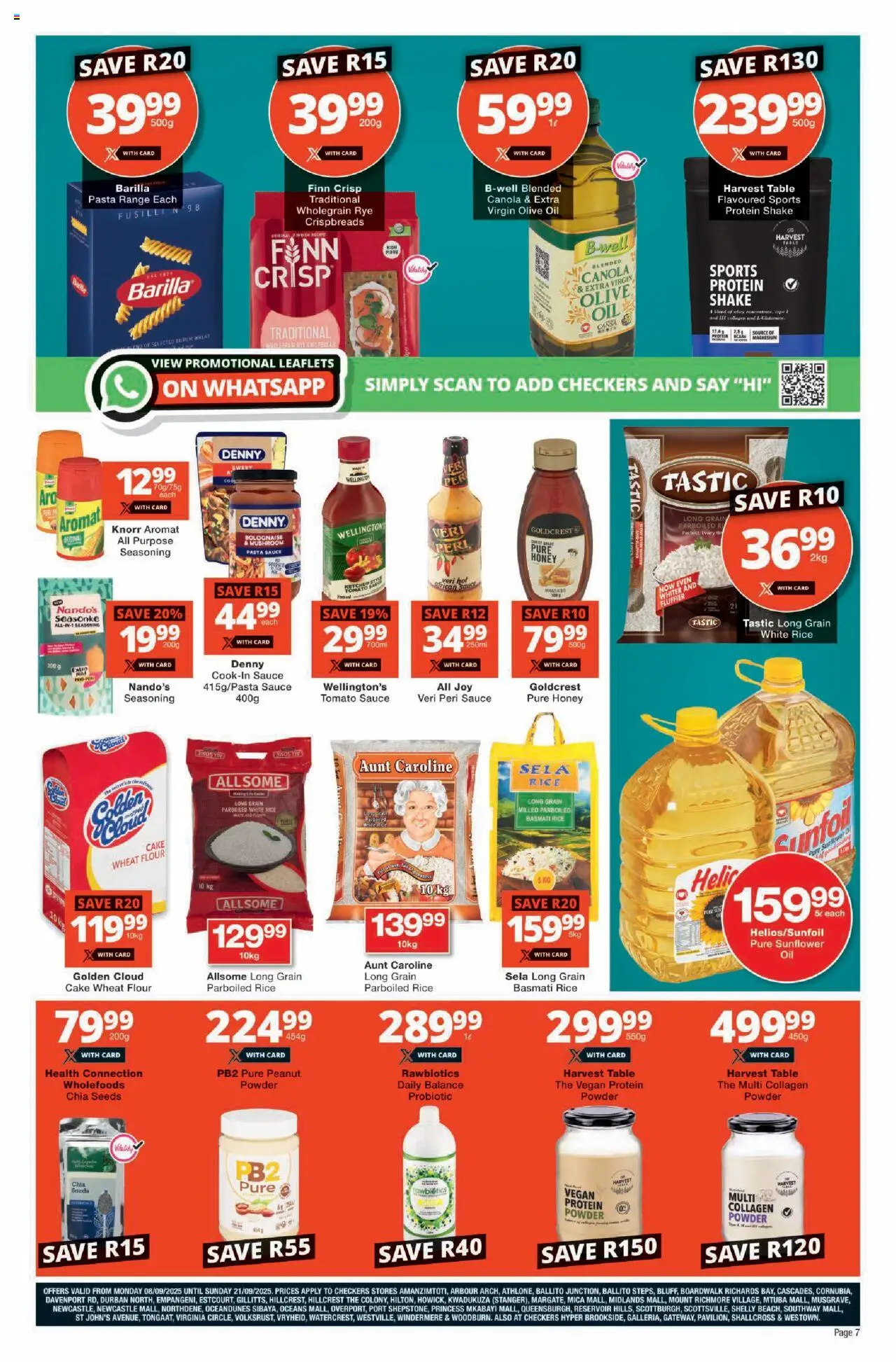 Checkers KwaZulu-Natal - September Mid-Month Promotion 08/09 - 21/09/2025 >> Catalogue - page 7 Checkers KwaZulu-Natal - September Mid-Month Promotion 08/09 - 21/09/2025 >> Catalogue - page 7