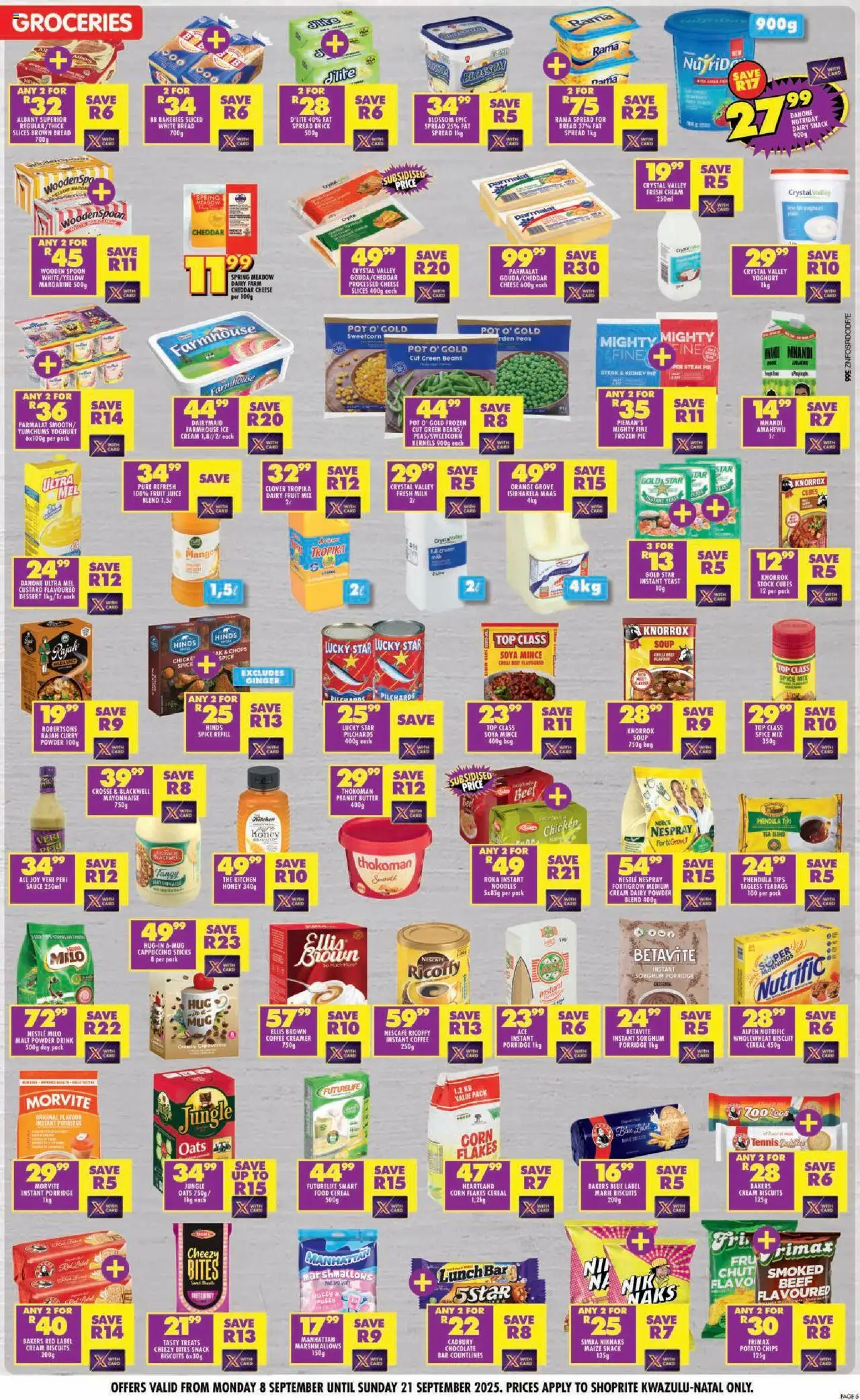 Shoprite Specials 08/09 - 21/09/2025 >> Catalogue - page 5 Shoprite Specials 08/09 - 21/09/2025 >> Catalogue - page 5