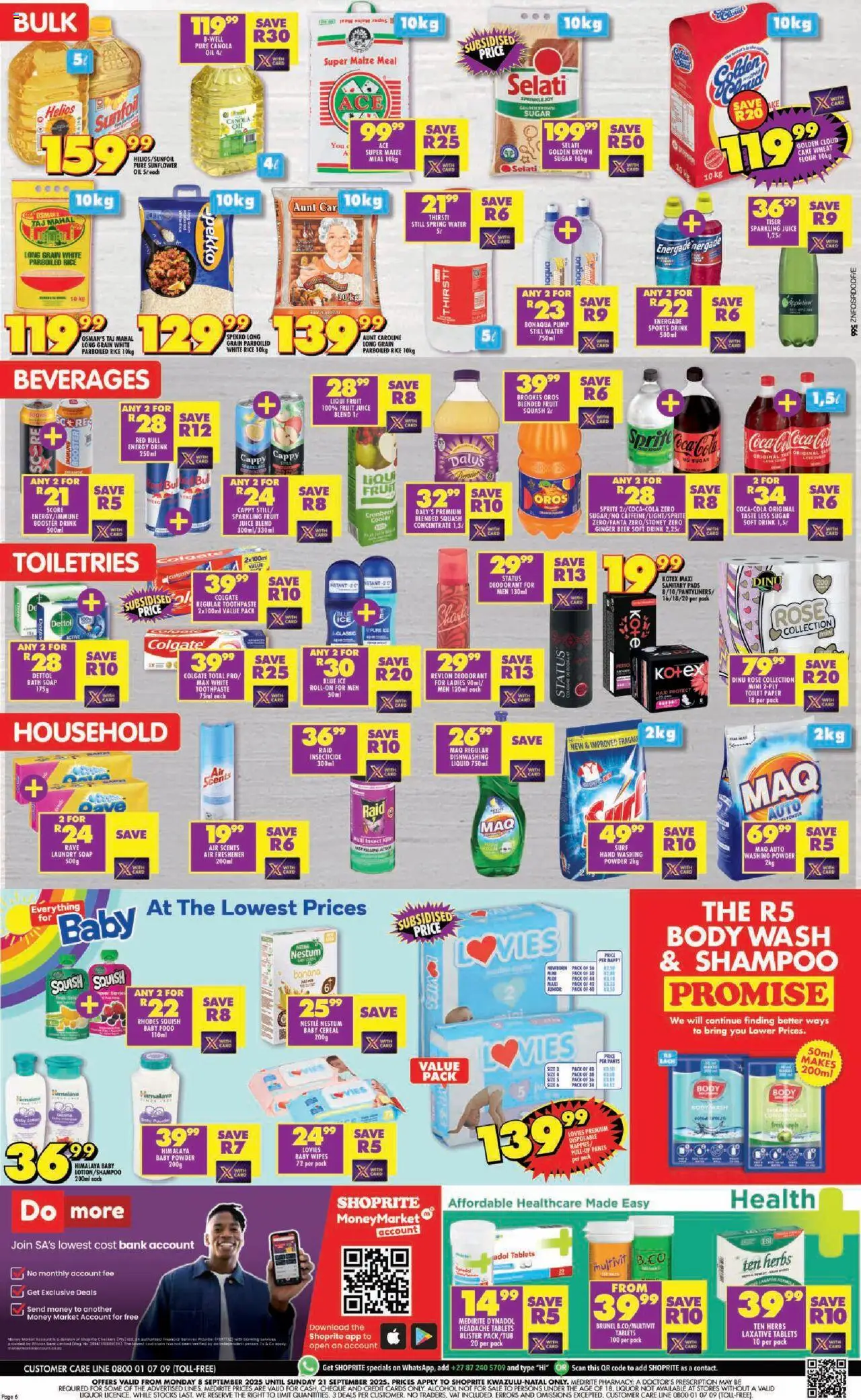 Shoprite Specials 08/09 - 21/09/2025 >> Catalogue - page 6 Shoprite Specials 08/09 - 21/09/2025 >> Catalogue - page 6