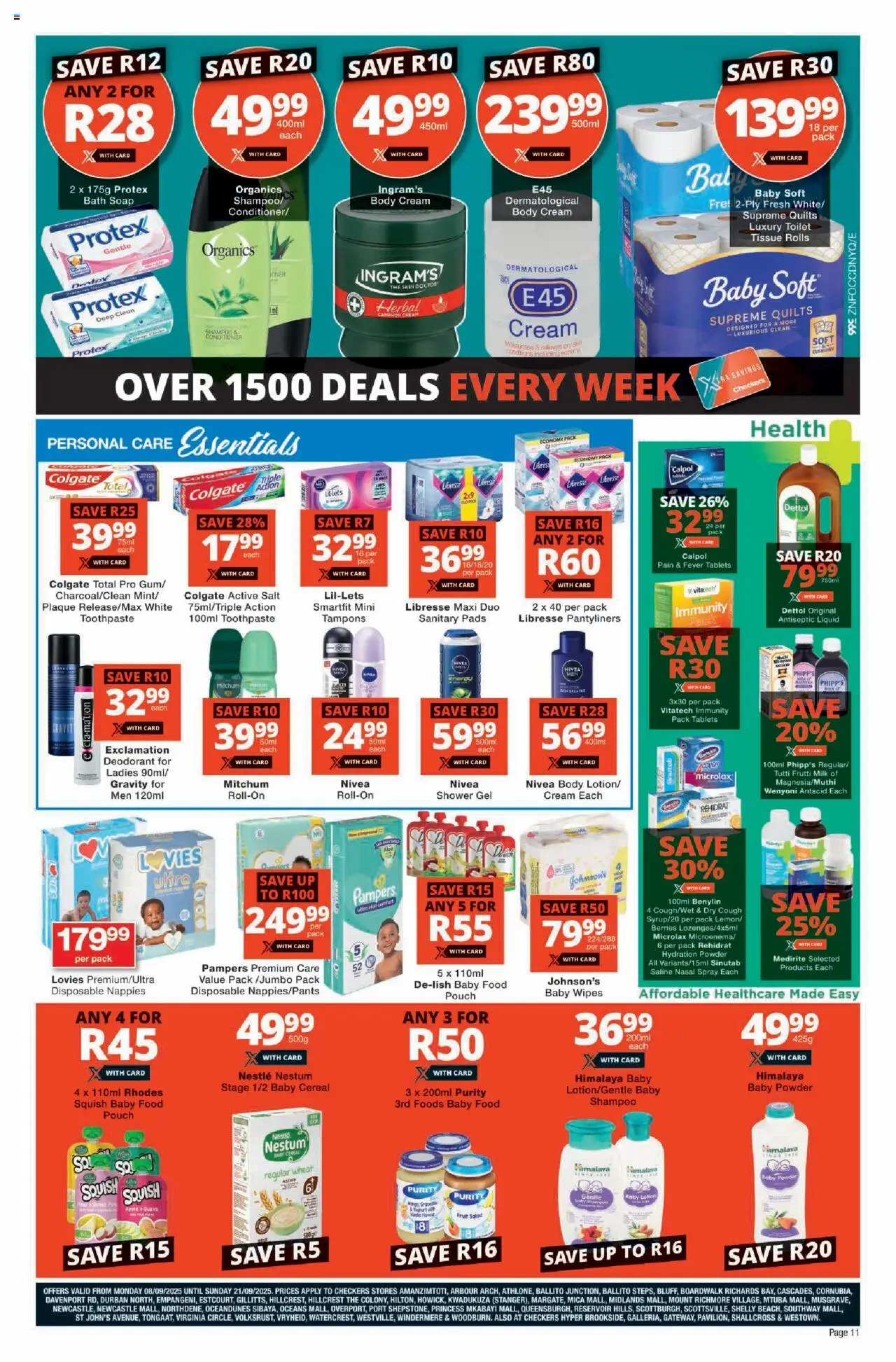 Checkers Specials 08/09 - 21/09/2025 >> Catalogue - page 11 Checkers Specials 08/09 - 21/09/2025 >> Catalogue - page 11