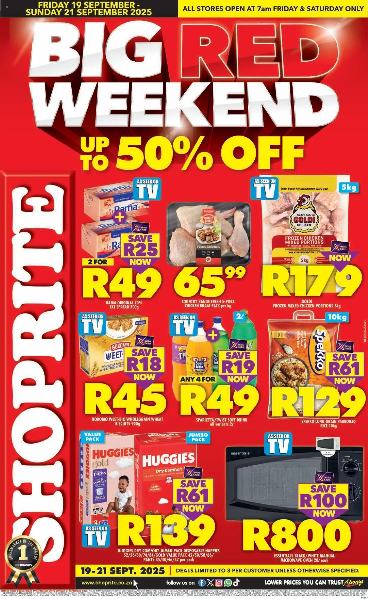 ShopRite special this week Friday 19 September Eastern Cape – Big Red Weekend Extra