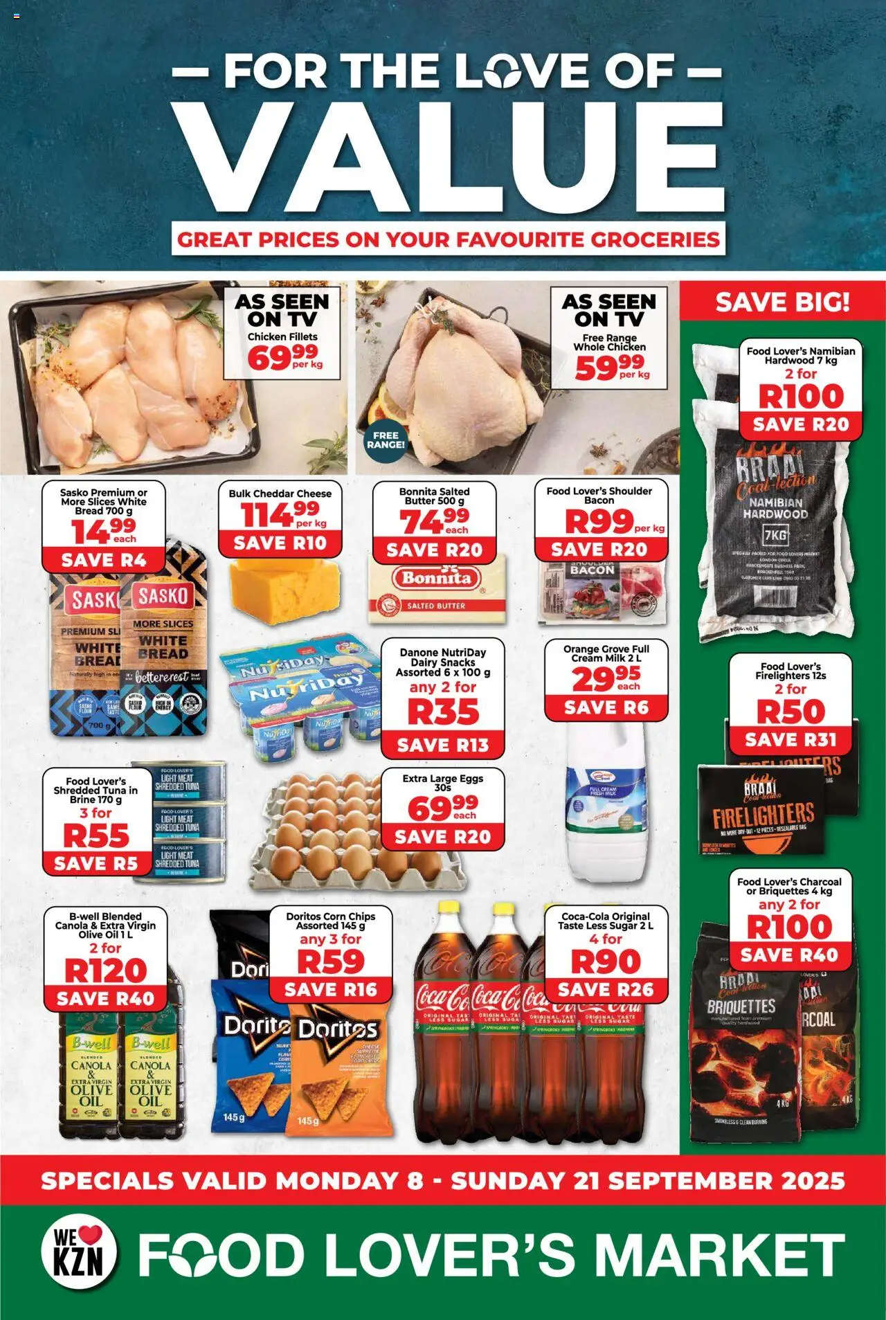 Food Lover's Market KwaZulu-Natal - Weekly Specials from 08/09 - 21/09/2025