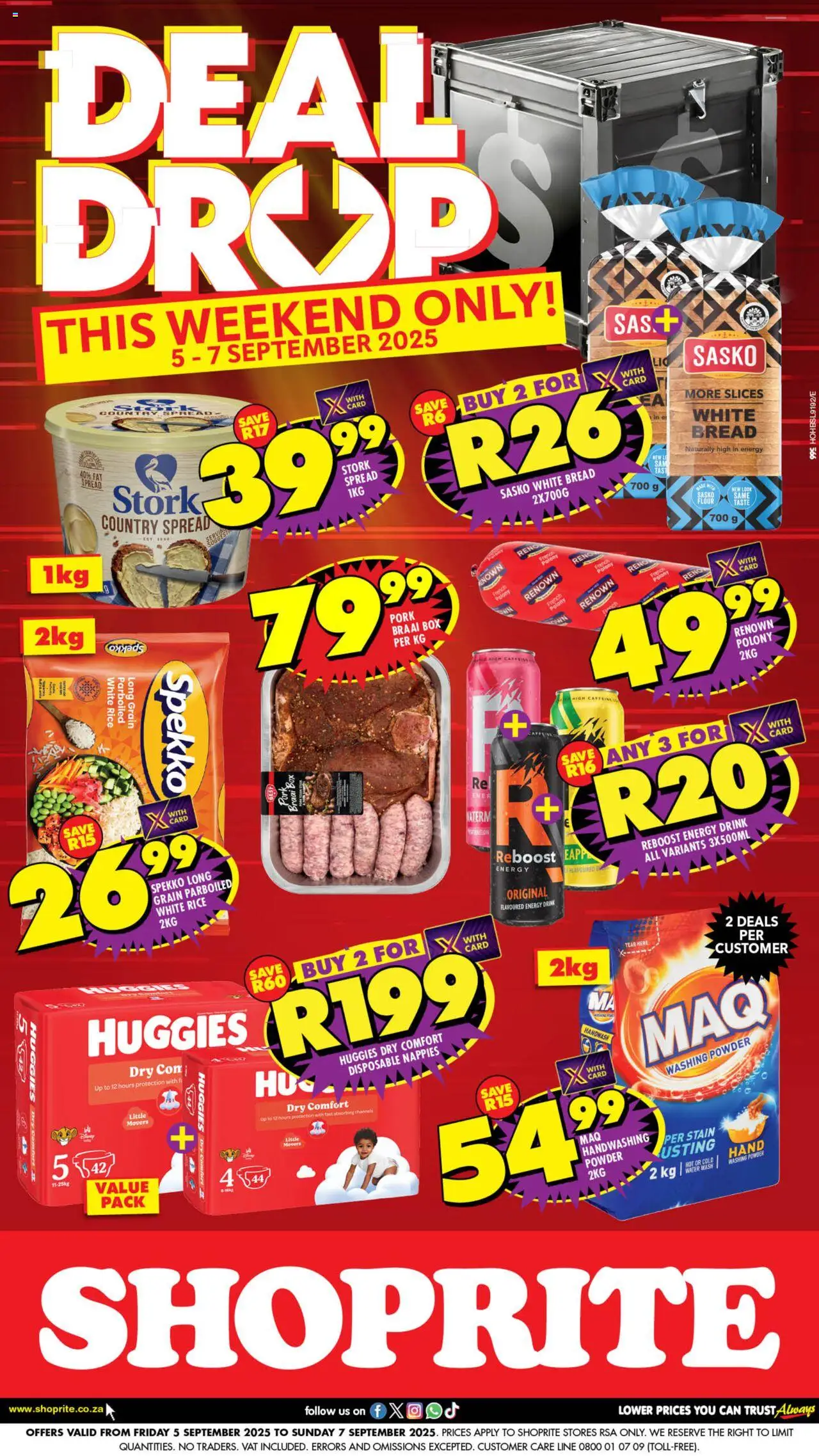 Shoprite Deal Drop 05/09 - 07/09/2025