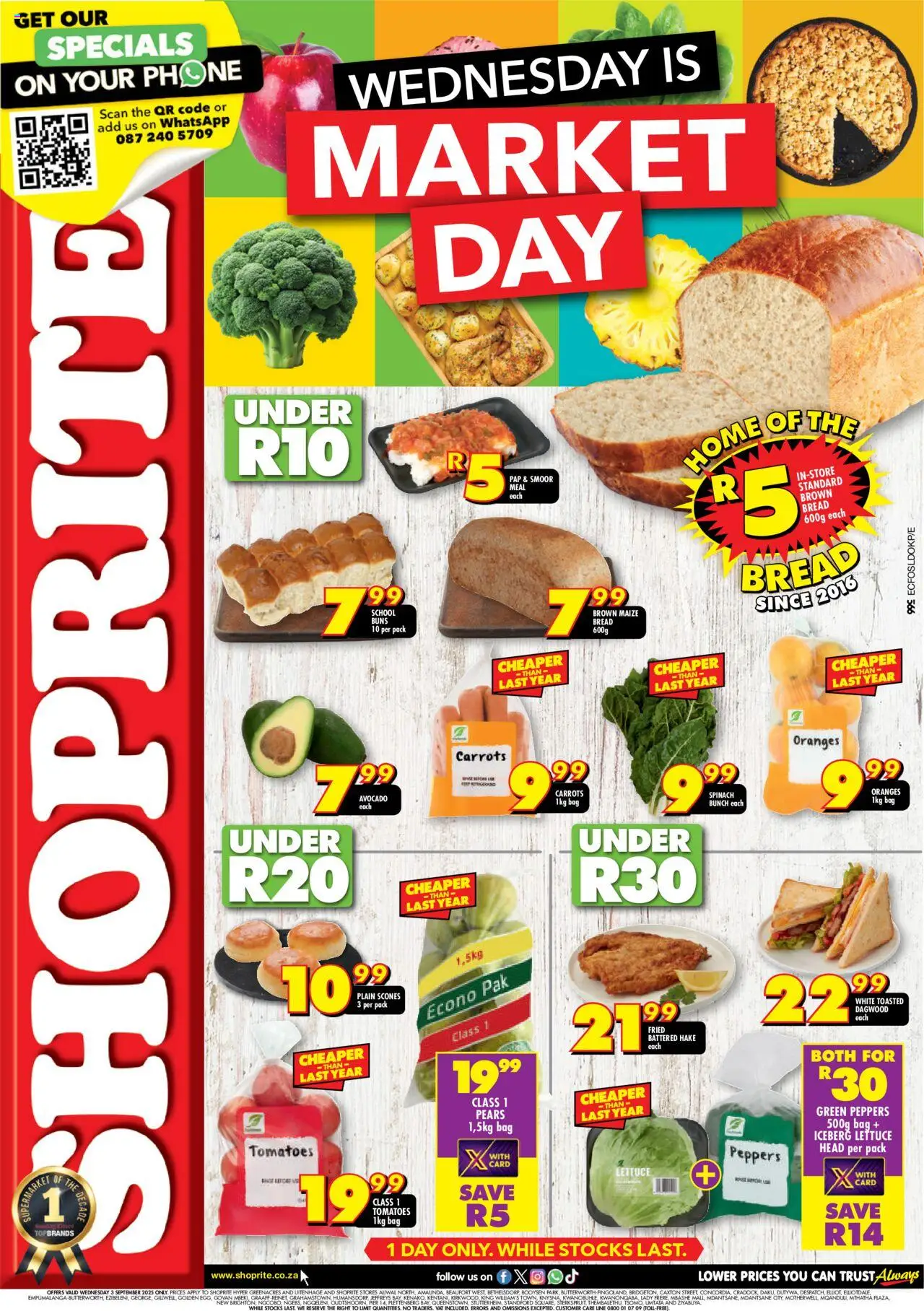 Shoprite Eastern Cape - Market Day Deals 03/09 - 03/09/2025