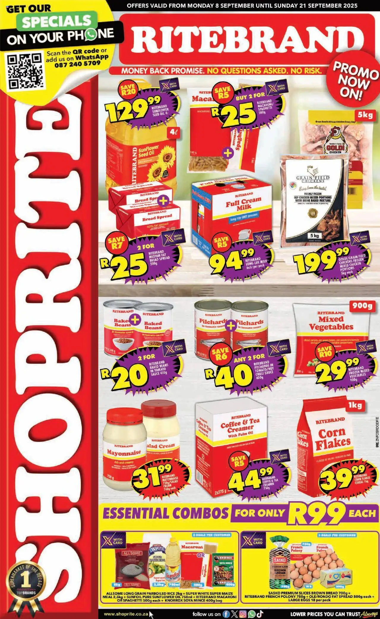 Shoprite Specials 08/09 - 21/09/2025