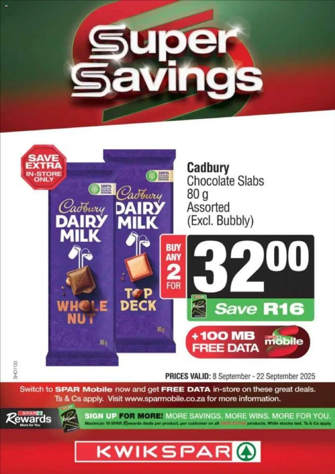 Spar Kwazulu-Natal - Weekly Specials from 08/09 - 22/09/2025