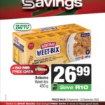 Spar Specials from 08/09 - 22/09/2025