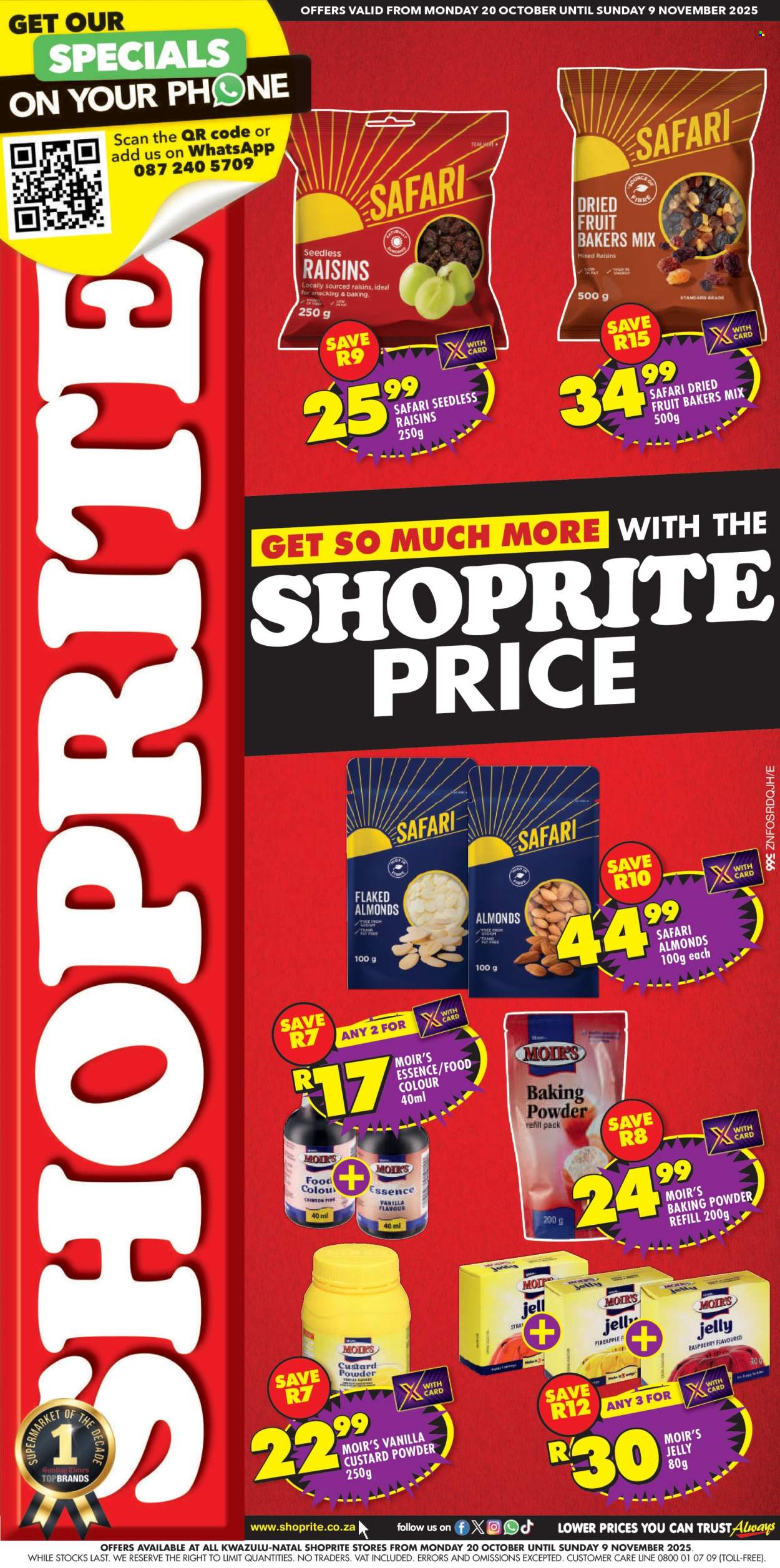 Shoprite Specials KwaZulu Natal 20 October – 9 November 2025